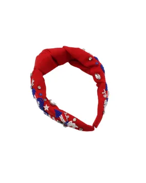 4th of July Red Headband