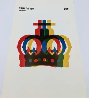 Canada 150 Ontario Souvenir Print (12" x 18") (Final Sale)