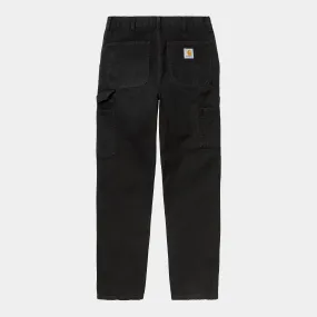 Carhartt WIP - Single Knee Pant - Black (Cotton Aged Canvas)