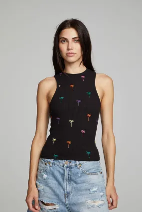 Carnaby Tank Top Palm Print