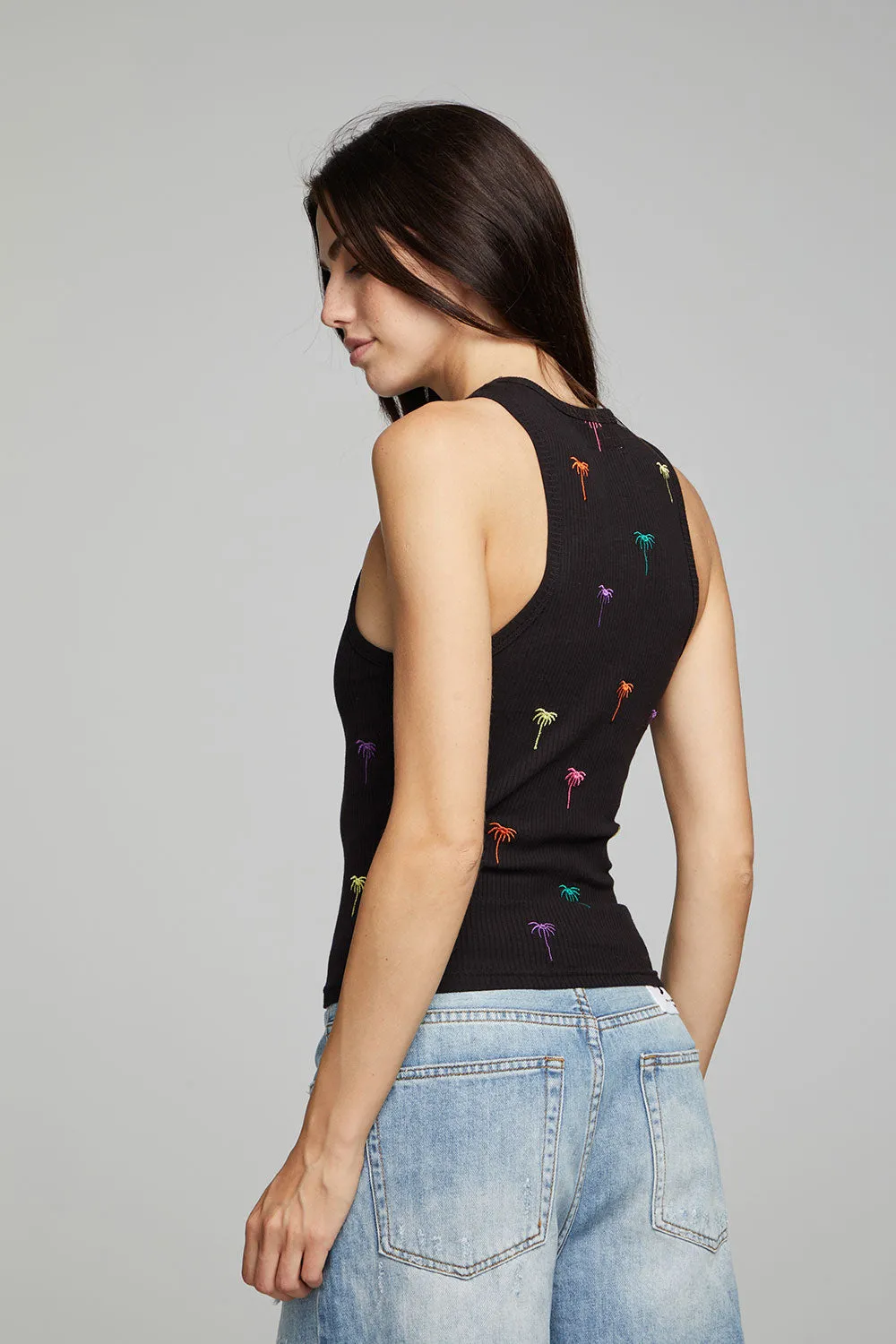 Carnaby Tank Top Palm Print