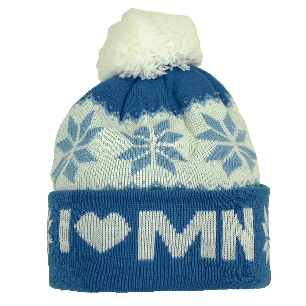 Cirque Minnesota Youth I Heart Beanie Blue/White