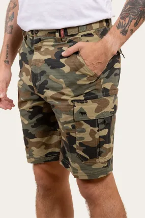 Coober Pedy Mens Ripstop Work Short - Camo