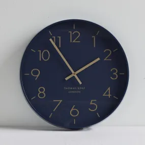 Dario Clock - Navy/Gold