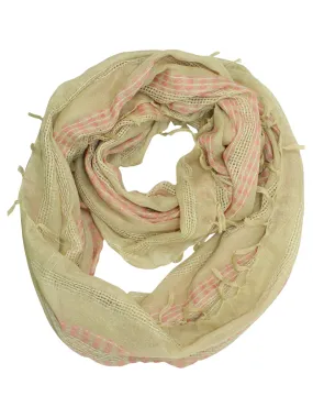 Gauze Weave Light Infinity Scarf