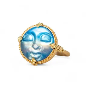 Large Moon Face Ring