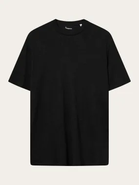 Linen t-shirt - Black Jet