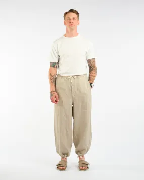 MIL Easy Pants Linen Herringbone Natural