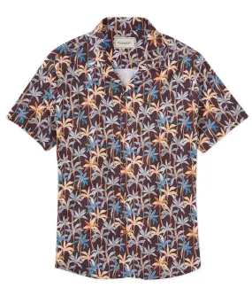 Palm Print Camp Shirt