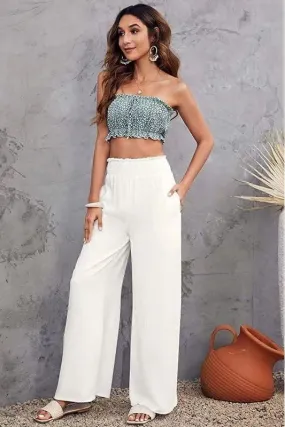 Sheer Palazzo Pant